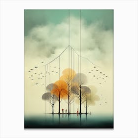 Tree In The Sky 2 Canvas Print