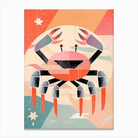 Crab Art Canvas Print