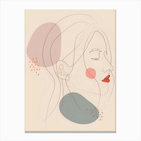 Portrait Of A Woman 2 Canvas Print