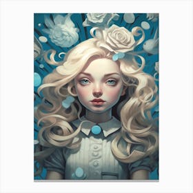 Alice In Wonderland Surreal 3 Canvas Print
