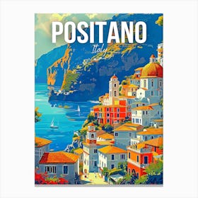 Positano Italy Travel 1 Canvas Print