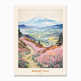 Mount Fuji Japan 1 Hike Poster Canvas Print