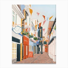 Brighton The Lanes Canvas Print