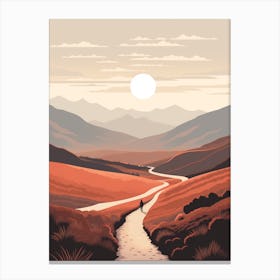 The Great Glen Way Scotland 5 Hiking Trail Landscape Canvas Print