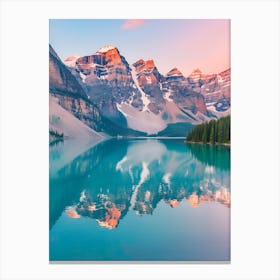 Sunrise At Banff National Park Canvas Print