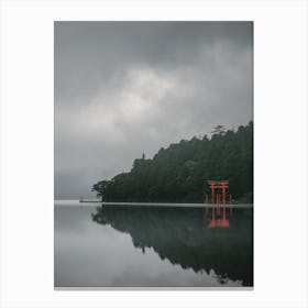 Torii Lake Japan Canvas Print