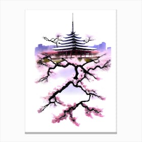 Blossom Pagoda Canvas Print