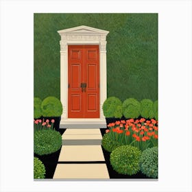 Red Door 1 Canvas Print