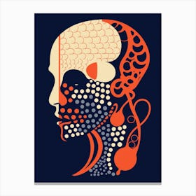 Woman'S Head Canvas Print