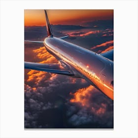 Airliner - Reimagined 2 Canvas Print