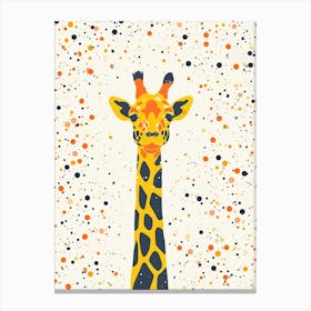 Yellow Giraffe 1 Canvas Print
