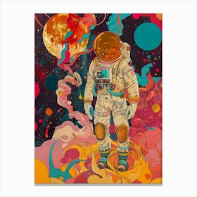 Space Man Canvas Print