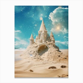 Cosmic sandcastle Canvas Print