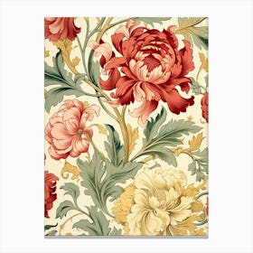 Floral Wallpaper Pattern 9 Canvas Print