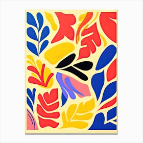 Abstract Leaves, Inspired by Matisse Canvas Print