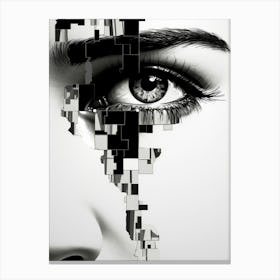 Woman'S Eye Canvas Print