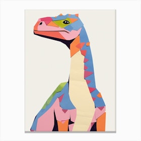 Nursery Dinosaur Art Gorgosaurus Canvas Print
