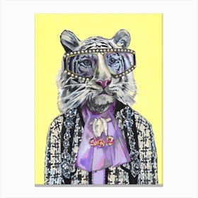 White Tiger Canvas Print