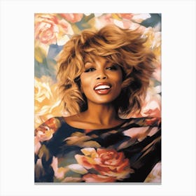 Tina Turner Kitsch Portrait 2 Canvas Print