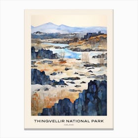Thingvellir National Park Iceland 4 Poster Canvas Print