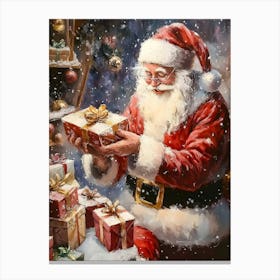 Santa Claus Presents 1 Canvas Print