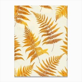 Pattern Poster Cinnamon Fern 3 Canvas Print