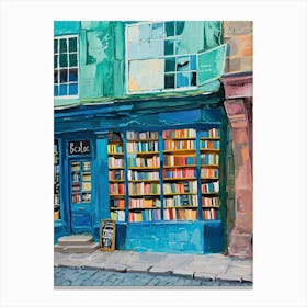 Edinburgh Book Nook Bookshop 4 Canvas Print