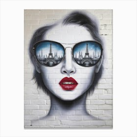 Paris Street Art Canvas Print