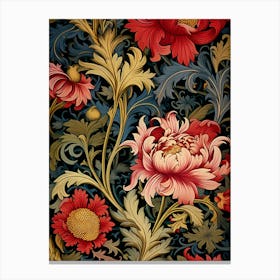 Floral Wallpaper 27 Canvas Print