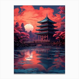 Japanese Pagoda 17 Canvas Print