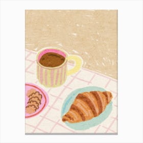 Breakfast At Home Canvas Print