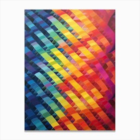 Dna Art Abstract Painting 14 Canvas Print