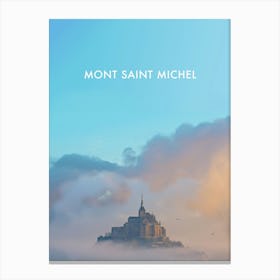 Simply Mont Saint Michel Canvas Print