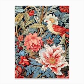 Floral Wallpaper 43 Canvas Print