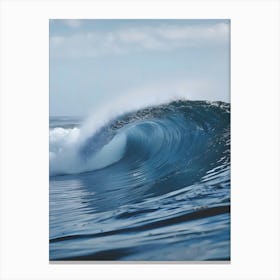 Wave Breaking In The Ocean Canvas Print