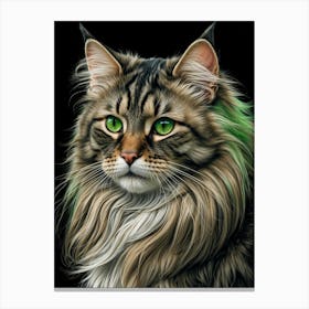 Coon Cat 2 Canvas Print