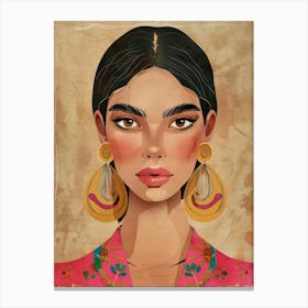 Mexican Girl 1 Canvas Print