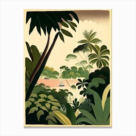 Cayman Islands Rousseau Inspired Tropical Destination Canvas Print