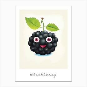 Friendly Kids Blackberry 2 Poster Canvas Print