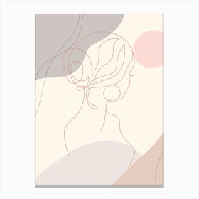 Portrait Of A Woman.10 Canvas Print