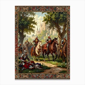 Knights Of The Round Table 1 Canvas Print