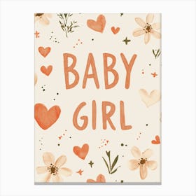 Baby Girl 1 Canvas Print