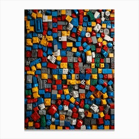 Lego Bricks Canvas Print