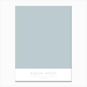 The Colour Block Collection - Aqua Haze Canvas Print