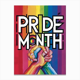 Pride Month 11 Canvas Print