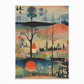 'Landscape With Trees' Canvas Print