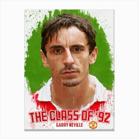 Garry Neville Class Of 92 Canvas Print