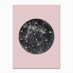Constellation Pink Canvas Print