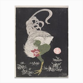 Rooster (18th Century), Itō Jakuchū Canvas Print