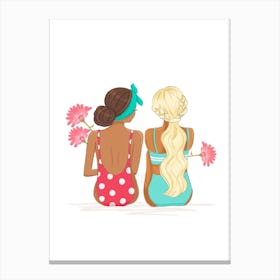 Summer Girls Canvas Print